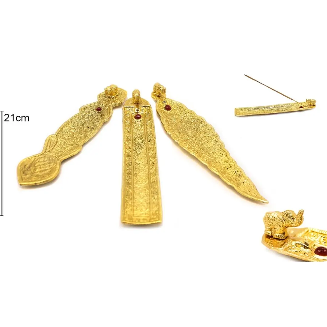 P.Inc. Elefante Metal Dourado 21cm