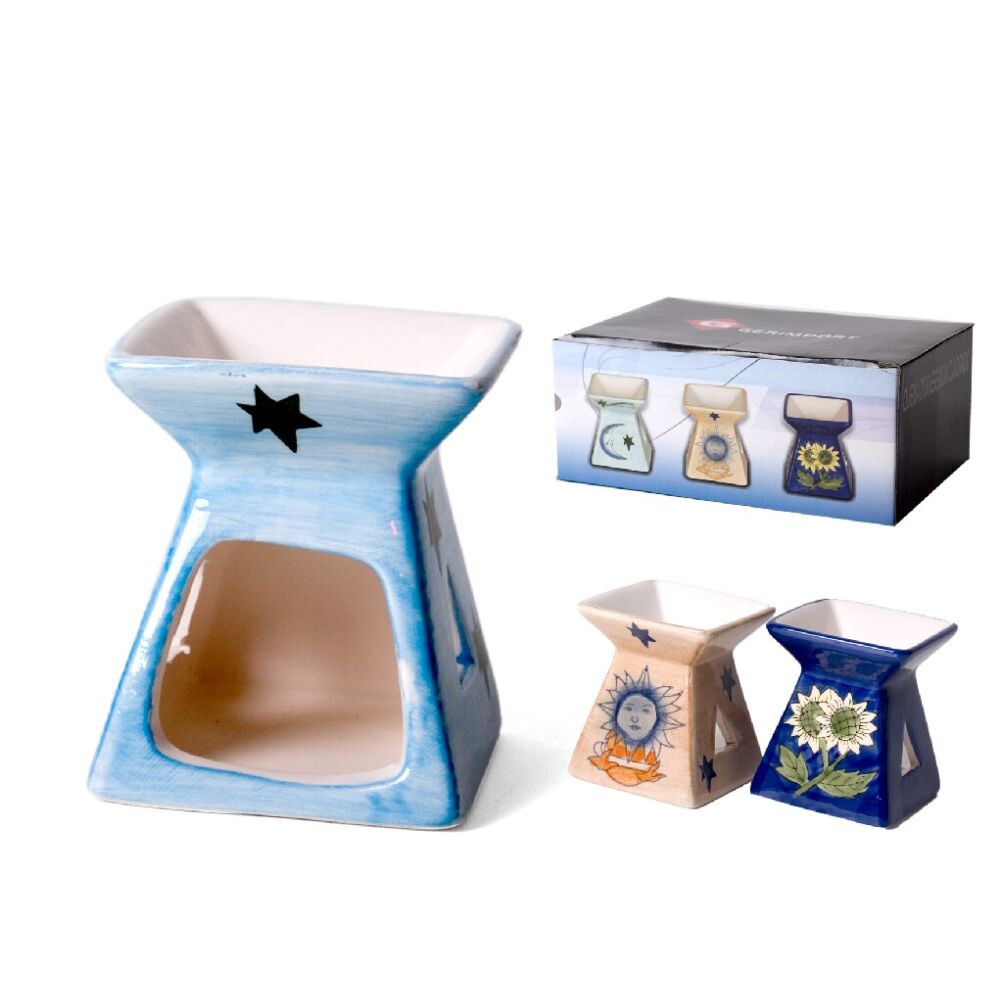 Queim. Ceramica Quadrado 12cm (cx 6 unid)