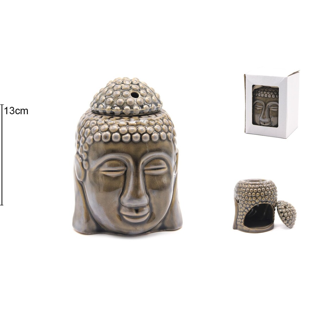 Queim. Ceramica Buda 10,5x9,5x13cm