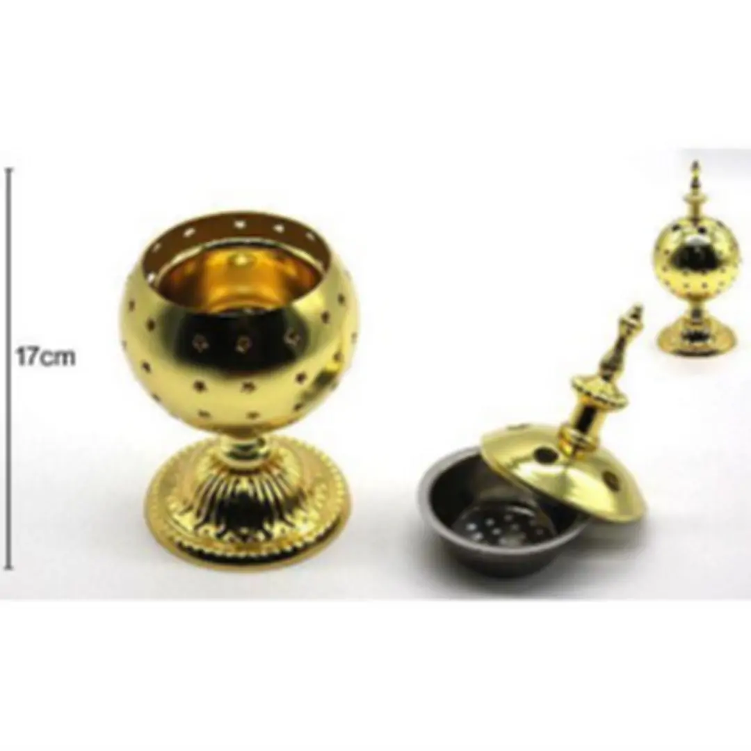 Queim. Inc. Metal Dourado 17,5x7,4