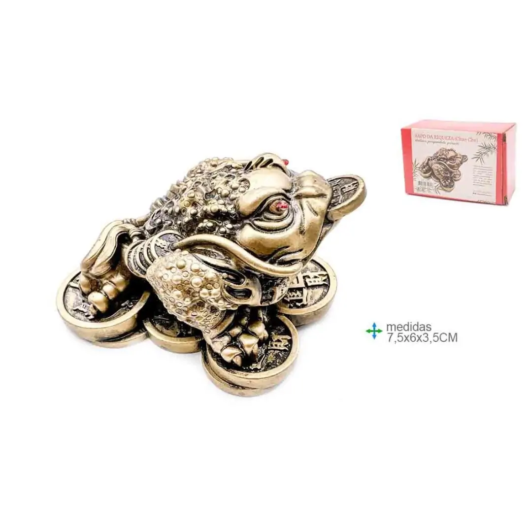 Sapo Resina Kaeru 7.5x6x3.5cm