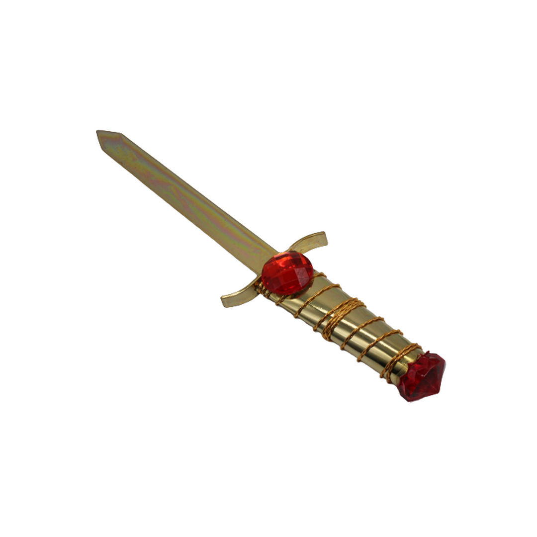 Punhal Dourado Cigano c/ Pedra Luxo 25cm