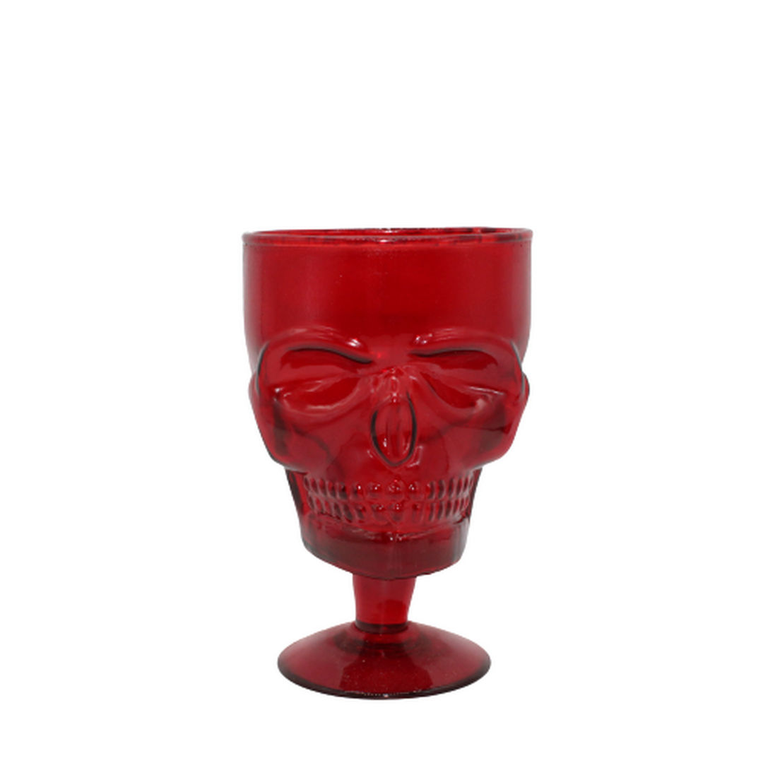 Copo Caveira Vermelho