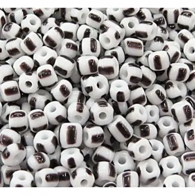 Missangão Branco e Preto 500gr