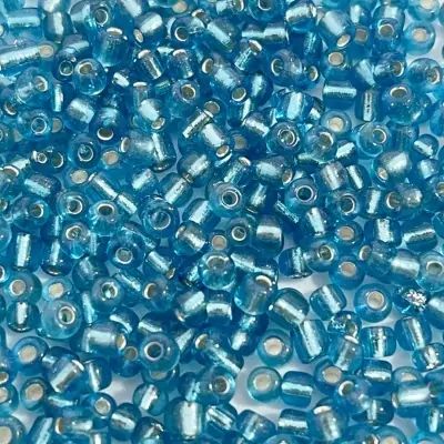 Missangão Azul Transparente 500gr