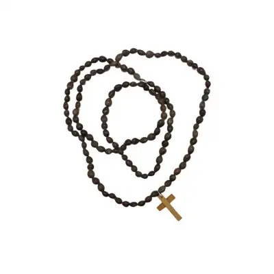 Guia Missangão Castanho c/Cruz