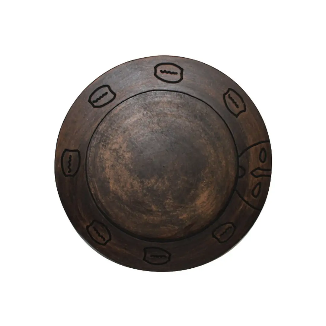 Tabua Jogo de Buzios Madeira 45cm