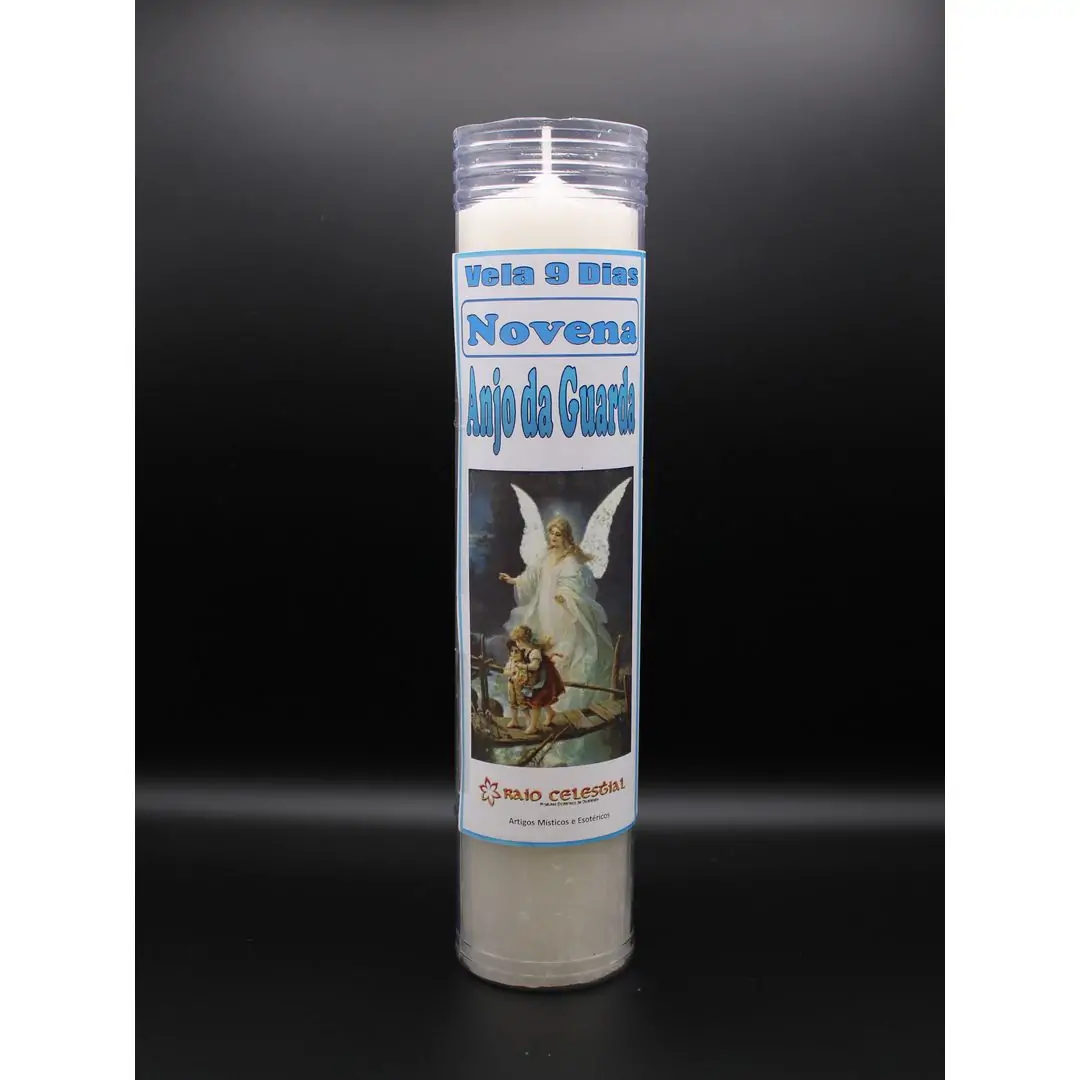 Vela Novena 9 Dias Anjo da Guarda 23x55