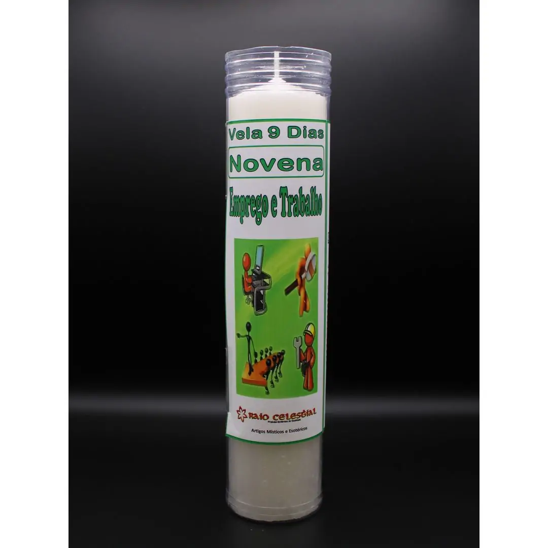 Vela Novena 9 Dias Emprego e Trabalho 23x55