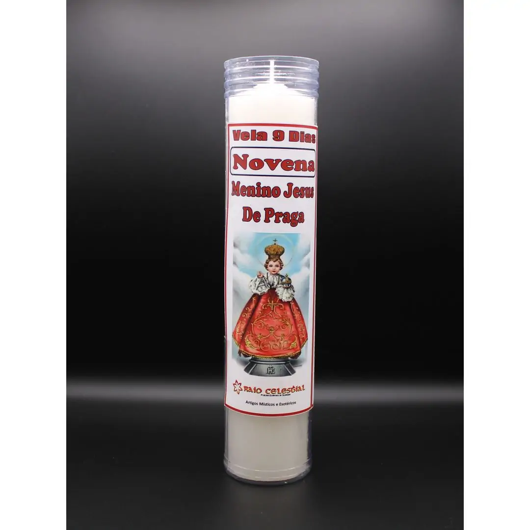 Vela Novena 9 Dias Menino Jesus de Praga 23x55