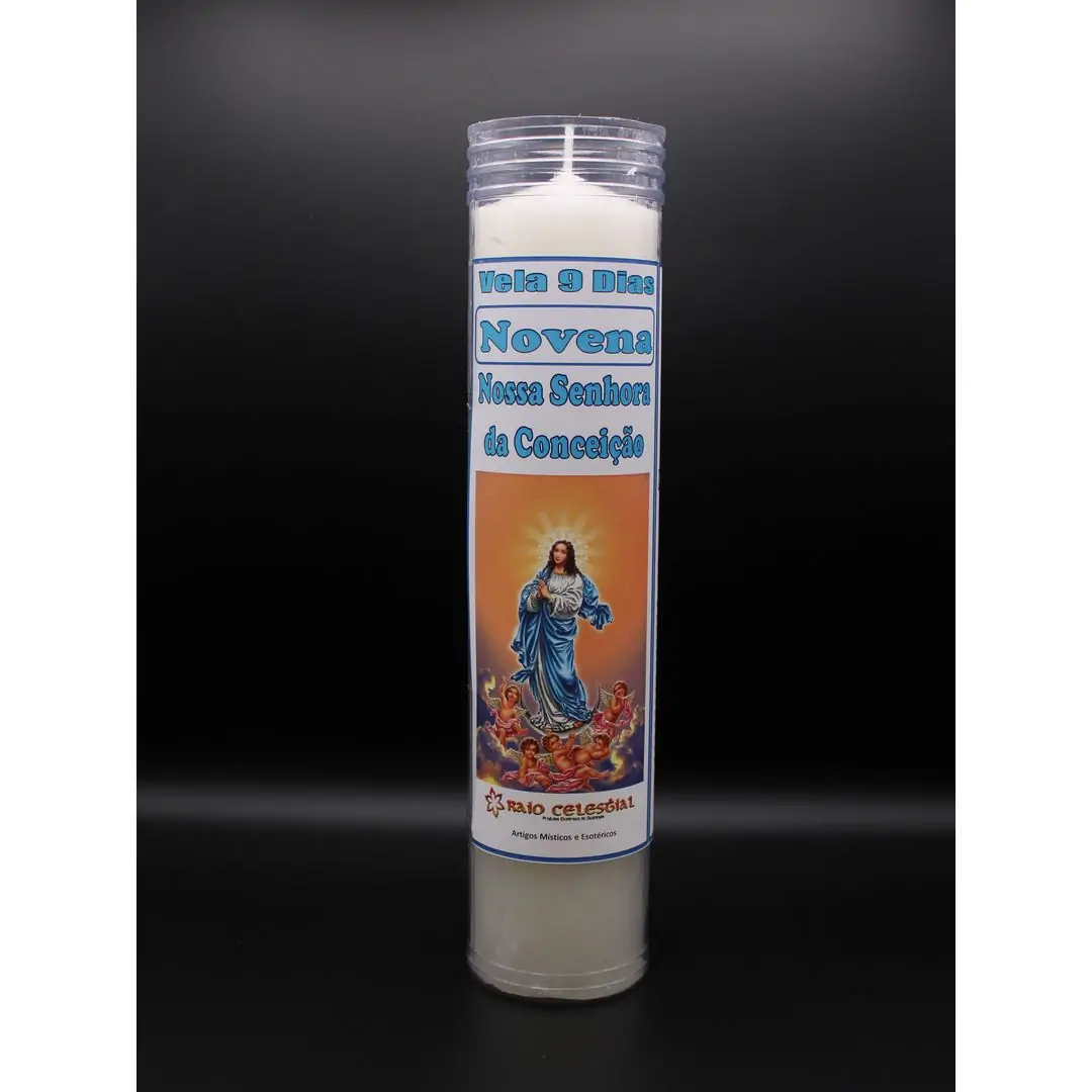 Vela Novena 9 Dias Nossa Sra da Conceição 23x55