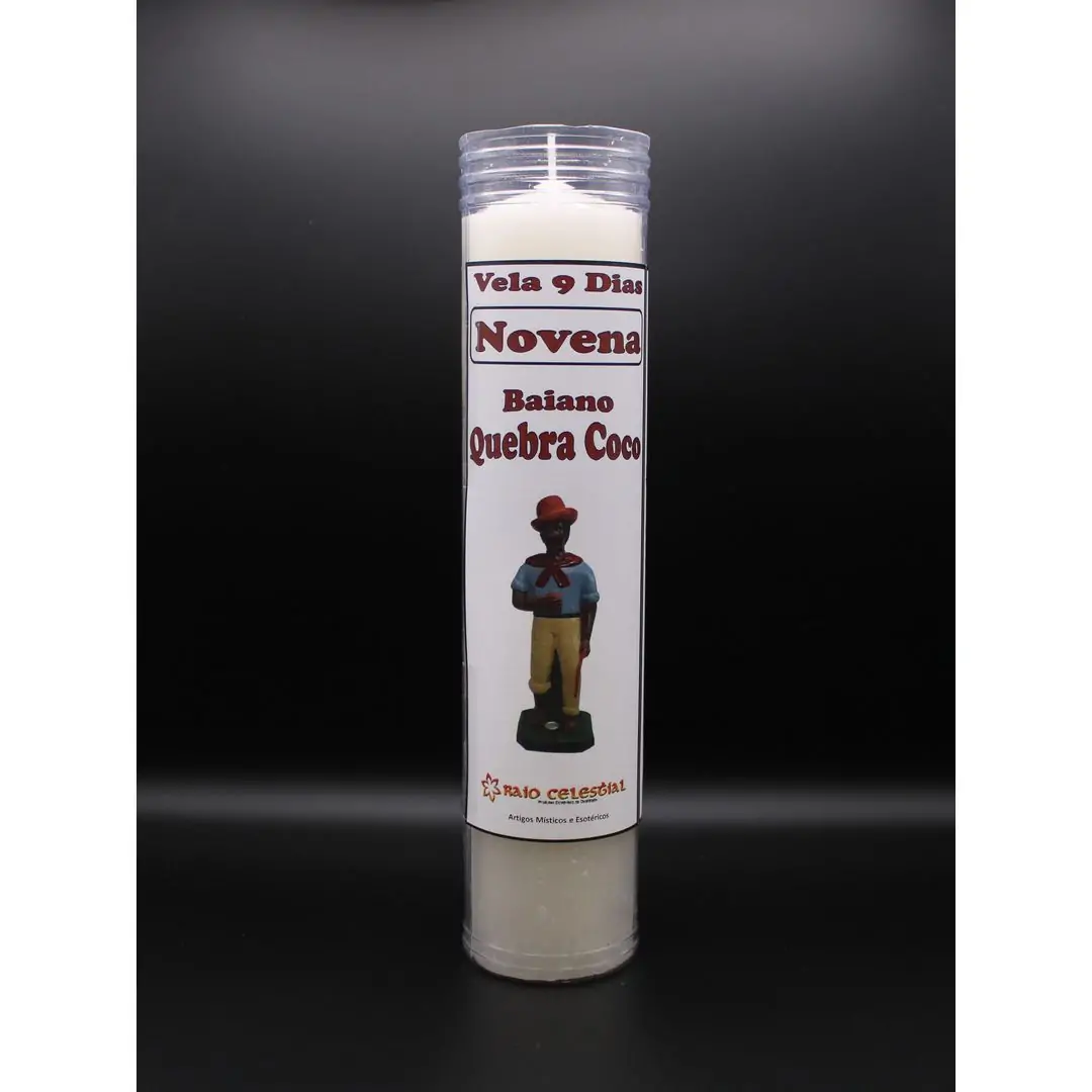 Vela Novena 9 Dias Baiano Quebra Coco 23x55