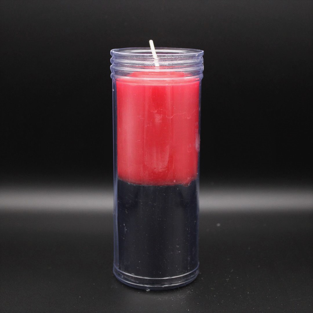 Vela Copo Vermelho/Preto