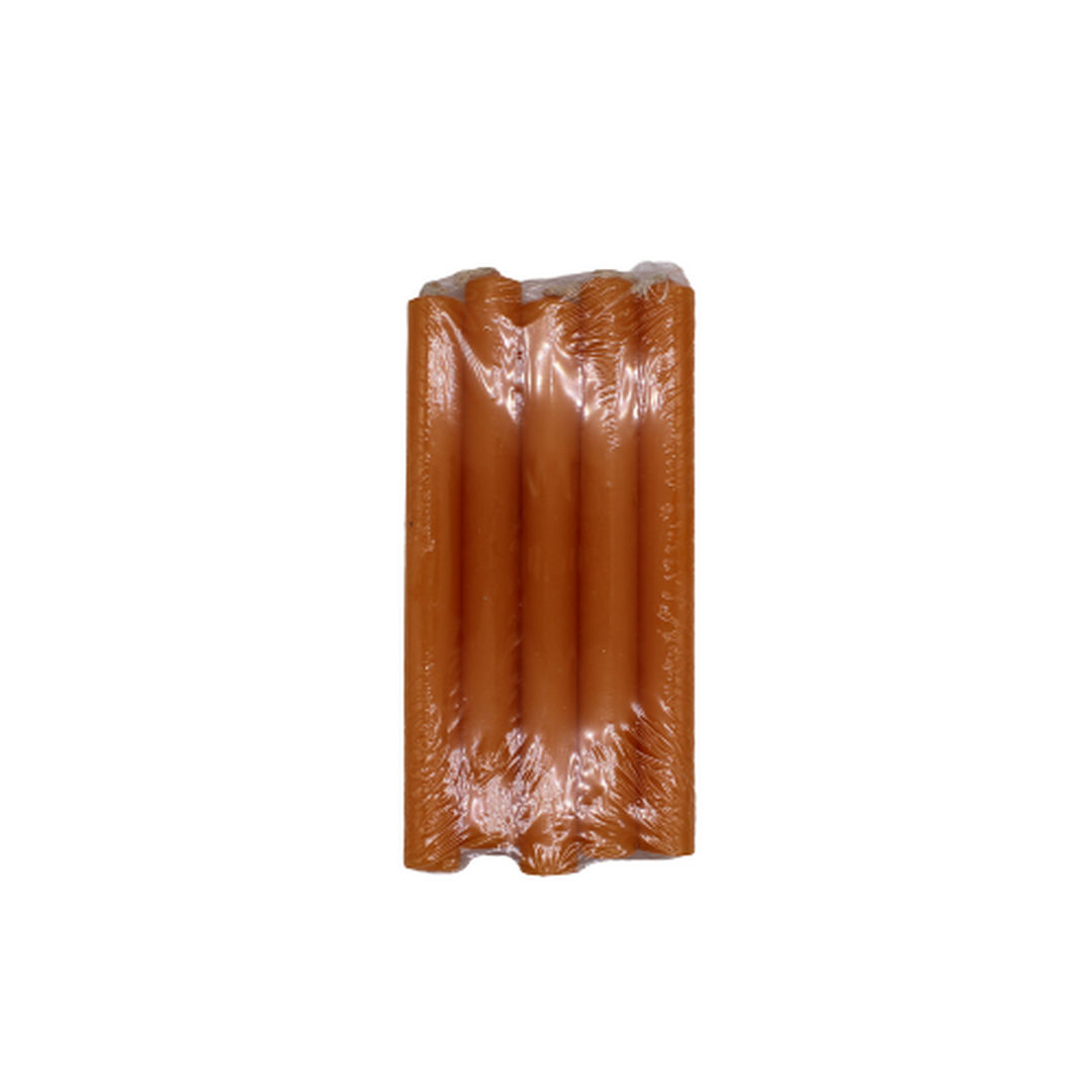 Vela 15x1,5cm Laranja (und)