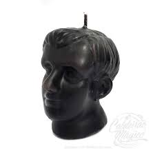 Cabeca Homem Preto 14cm