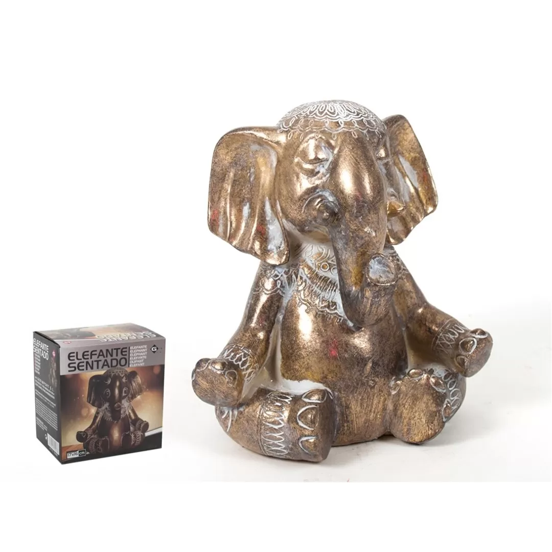 Elefante Sentado 18cm