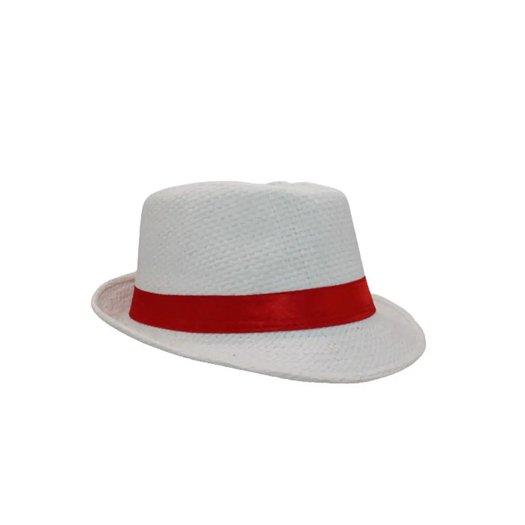 Chapéu Zé Pelintra Panama c/Fita Vermelha