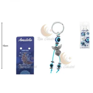 Porta Chaves Olho Turco – Anjo 2,8x10cm