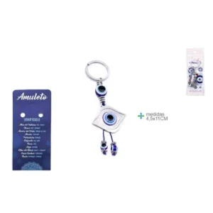 Porta Chaves Olho Turco Olho Horus 4,5x11cm