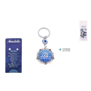 Porta Chaves Olho Turco 4x10cm